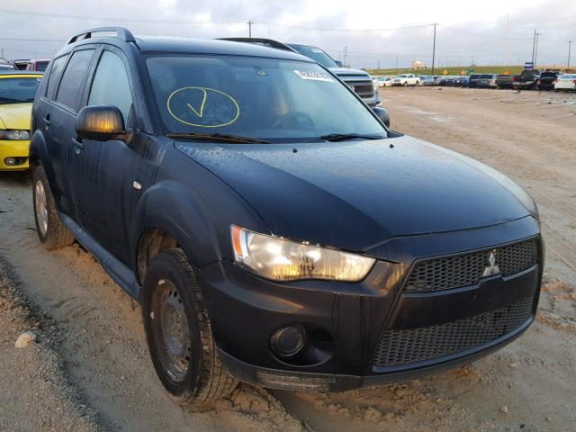 JA4AS2AW1BU022575 - 2011 MITSUBISHI OUTLANDER BLACK photo 1