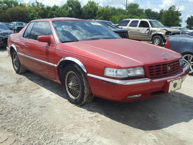 1G6ET1295TU603718 - 1996 CADILLAC ELDORADO T RED photo 1