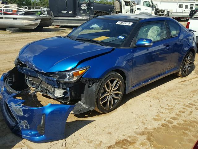 JTKJF5C70E3087485 - 2014 TOYOTA SCION TC 蓝色 照片 2