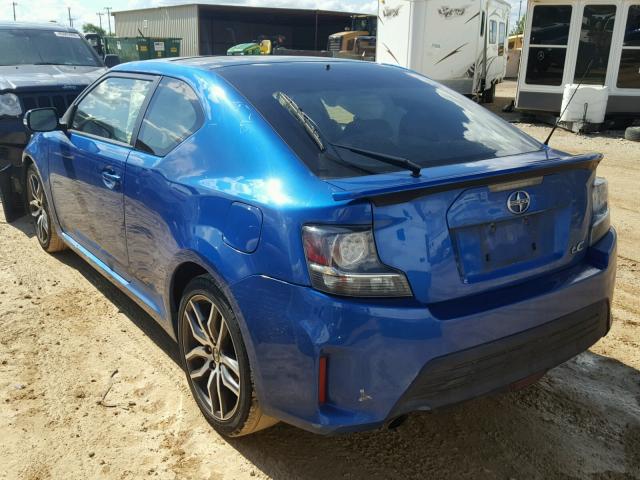 JTKJF5C70E3087485 - 2014 TOYOTA SCION TC 蓝色 照片 3