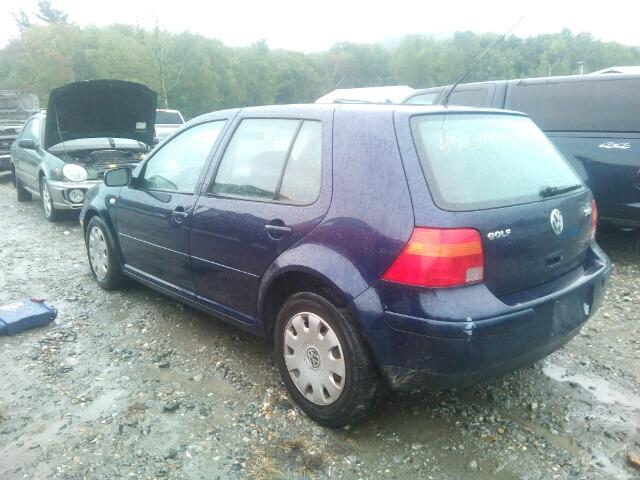 9BWFL61J654036261 - 2005 VOLKSWAGEN GOLF GL BLUE photo 3