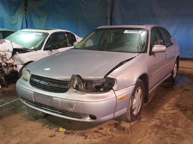 1G1NE52J8Y6335972 - 2000 CHEVROLET MALIBU LS ვერცხლისფერი ფოტო 2