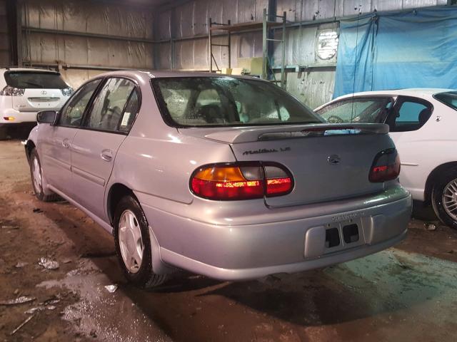 1G1NE52J8Y6335972 - 2000 CHEVROLET MALIBU LS ვერცხლისფერი ფოტო 3