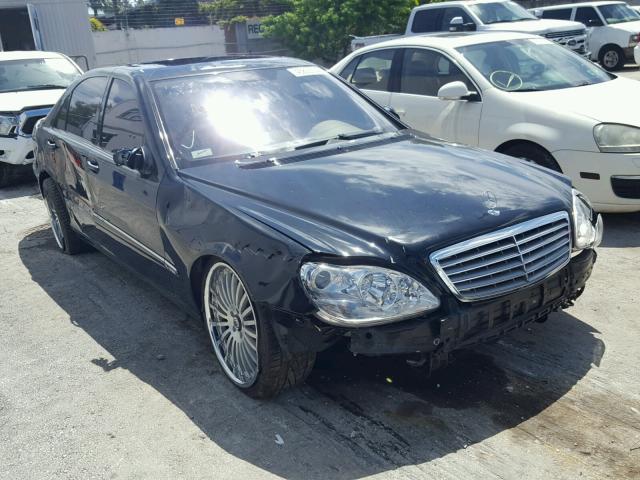 WDBNG76J34A428878 - 2004 MERCEDES-BENZ S 600 BLACK photo 1