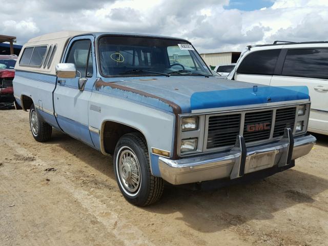 1GTEC14H6FF726437 - 1985 GMC C1500 BLUE photo 1