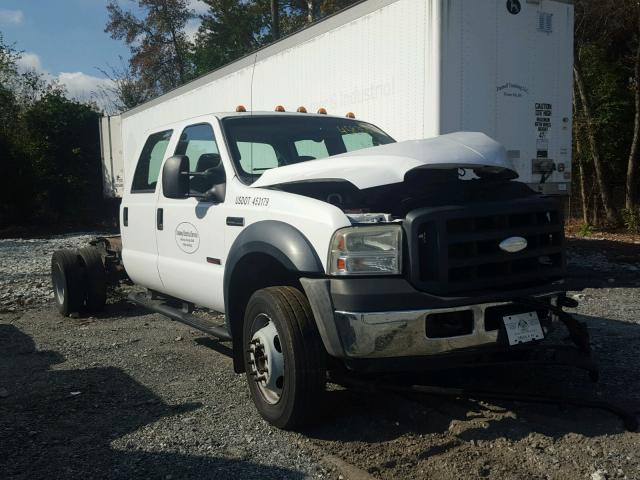 1FDXW46P26EC01883 - 2006 FORD F450 SUPER WHITE photo 1