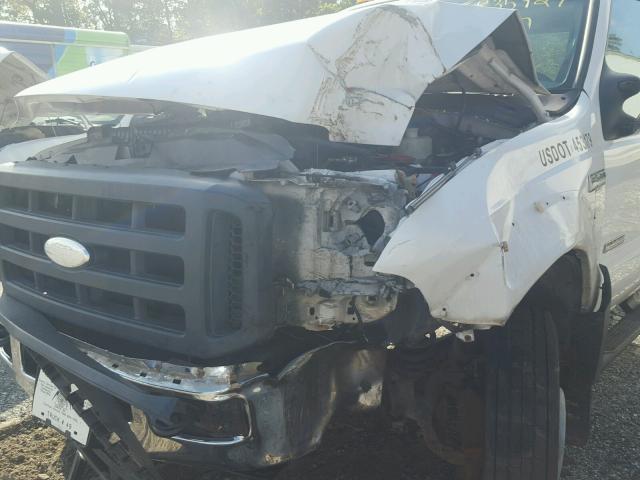 1FDXW46P26EC01883 - 2006 FORD F450 SUPER WHITE photo 9