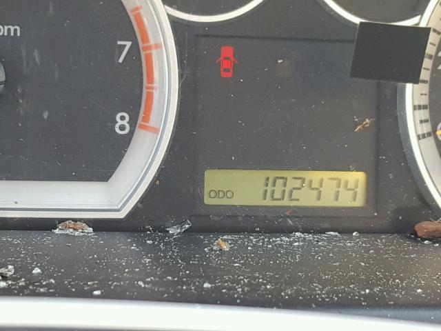 KL1TD66E89B617386 - 2009 CHEVROLET AVEO LS YELLOW photo 8