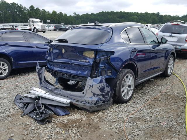ZASFAKBN0J7B65901 - 2018 ALFA ROMEO STELVIO TI BLUE photo 4