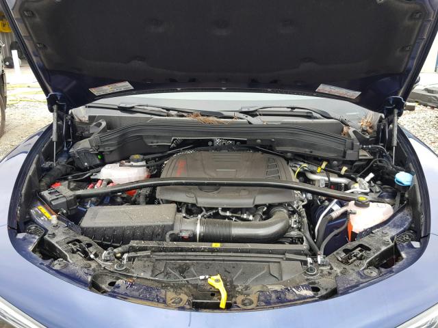 ZASFAKBN0J7B65901 - 2018 ALFA ROMEO STELVIO TI BLUE photo 7