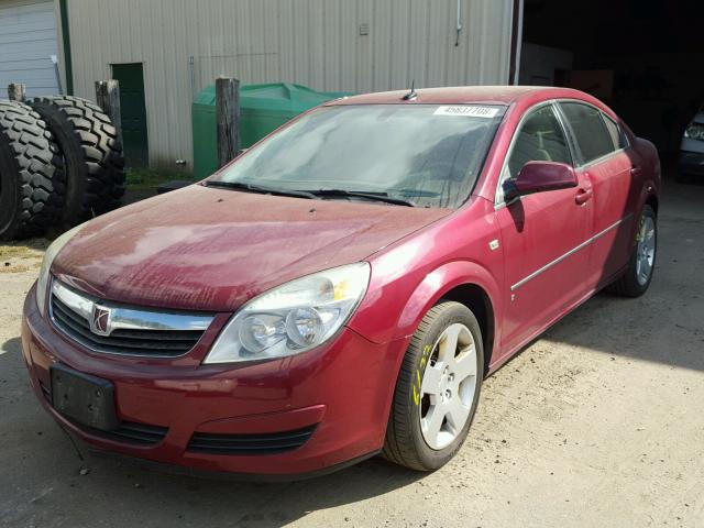 1G8ZS57N57F197328 - 2007 SATURN AURA XE BURGUNDY photo 2