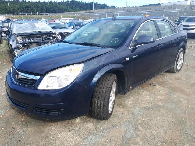 1G8ZR57589F211401 - 2009 SATURN AURA GREEN BLUE photo 2