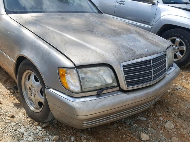 WDBGA43G4VA330686 - 1997 MERCEDES-BENZ S 420 SILVER photo 9