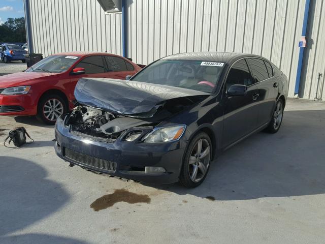 JTHBE96SX70026556 - 2007 LEXUS GS 350 BLUE photo 2