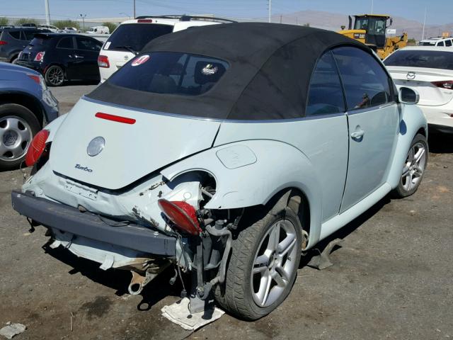3VWCD31Y15M303555 - 2005 VOLKSWAGEN NEW BEETLE Mavi foto 4