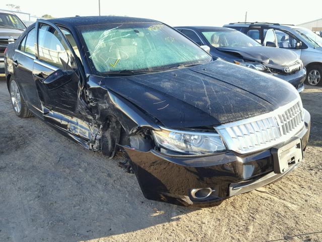 3LNHM26T08R657280 - 2008 LINCOLN MKZ BLACK photo 1