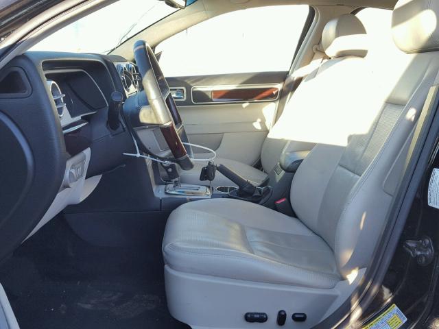3LNHM26T08R657280 - 2008 LINCOLN MKZ Negro foto 5