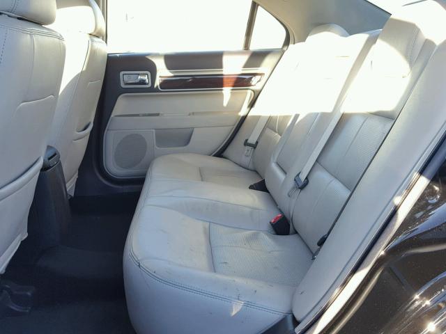 3LNHM26T08R657280 - 2008 LINCOLN MKZ Negro foto 6