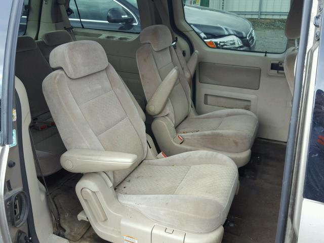 2FMZA52244BB17113 - 2004 FORD FREESTAR S BEIGE photo 6