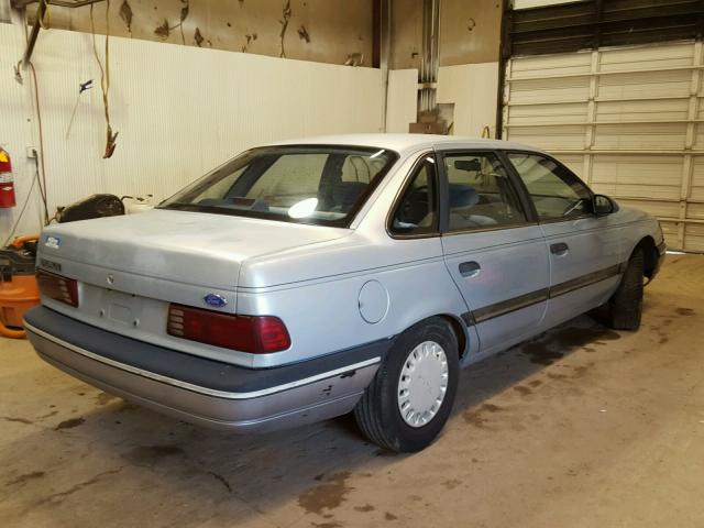 1FACP50U3MA118168 - 1991 FORD TAURUS BLUE photo 4