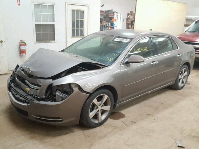 1G1ZC5E07CF285715 - 2012 CHEVROLET MALIBU 1LT ნაცრისფერი ფოტო 2