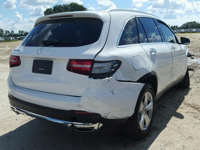 WDC0G4JB0JV032237 - 2018 MERCEDES-BENZ GLC 300 WHITE photo 4