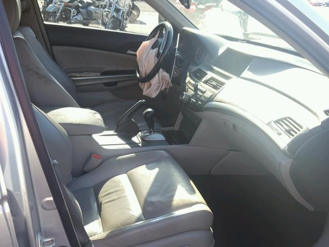 1HGCP36868A018193 - 2008 HONDA ACCORD EXL SILVER photo 5