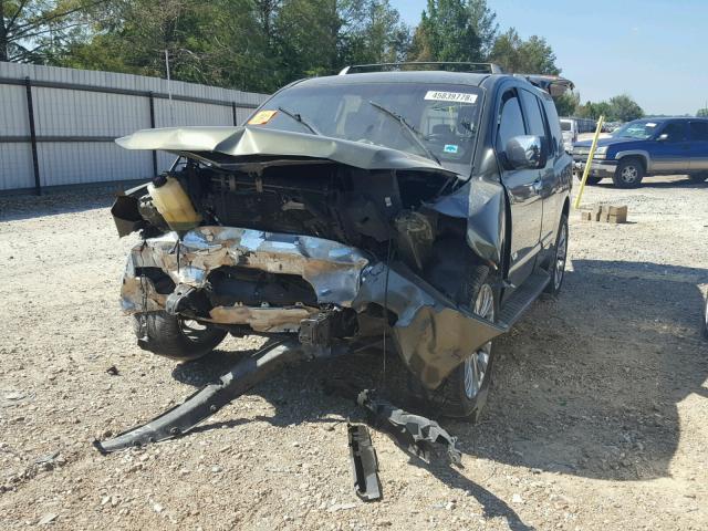 5N1AA08B65N709478 - 2005 NISSAN ARMADA SE GREEN photo 2