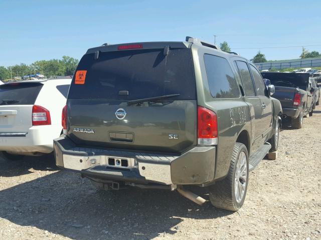 5N1AA08B65N709478 - 2005 NISSAN ARMADA SE GREEN photo 4