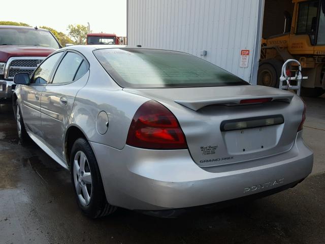 2G2WP552481107196 - 2008 PONTIAC GRAND PRIX SILVER photo 3