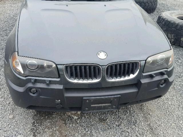 WBXPA93455WD19032 - 2005 BMW X3 3.0I GRAY photo 7