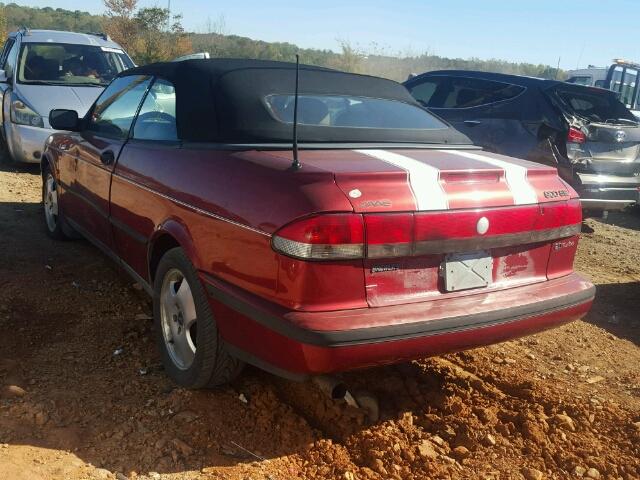 YS3DF75NXW7004904 - 1998 SAAB 900 SE TUR BURGUNDY photo 3