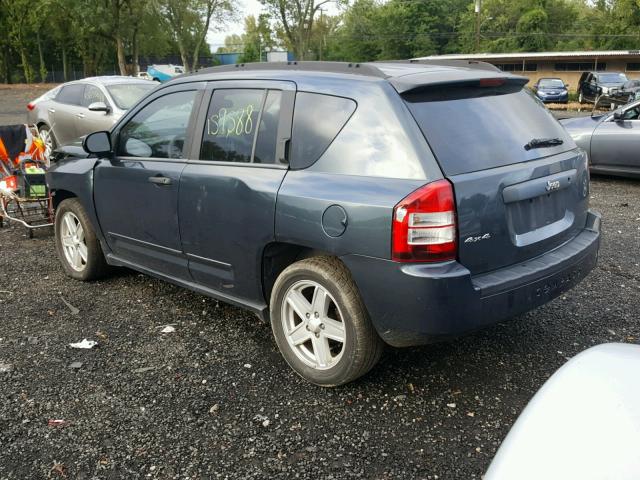 1J8FF47W68D591796 - 2008 JEEP COMPASS SP GRAY photo 3