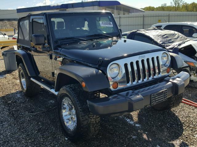 1J4FA24128L588266 - 2008 JEEP WRANGLER X BLACK photo 1