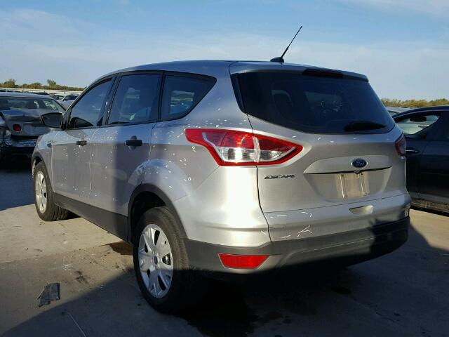 1FMCU0F71EUC97989 - 2014 FORD ESCAPE S SILVER photo 3