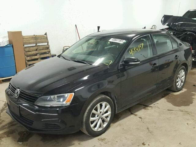 3VWDZ7AJ9BM399298 - 2011 VOLKSWAGEN JETTA SE BLACK photo 2