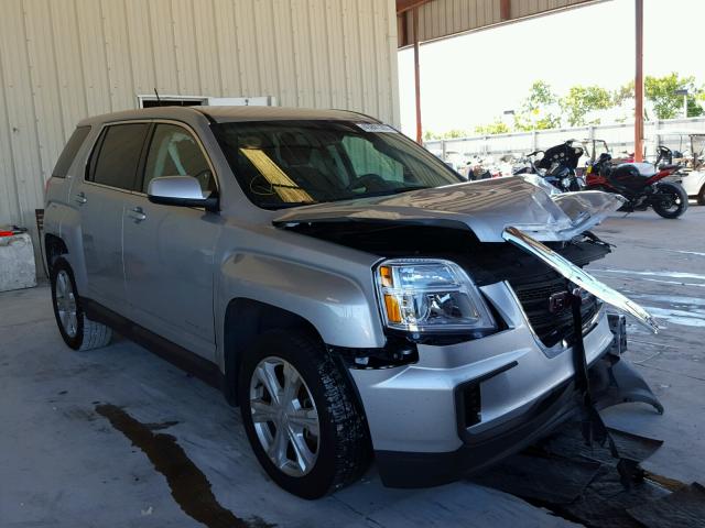 2GKALMEK9H6237686 - 2017 GMC TERRAIN SL SILVER photo 1