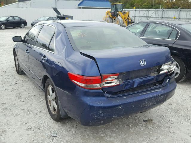 1HGCM56673A094114 - 2003 HONDA ACCORD EX 蓝色 照片 3