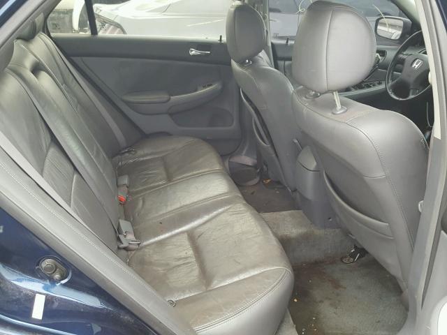 1HGCM56673A094114 - 2003 HONDA ACCORD EX BLUE photo 6