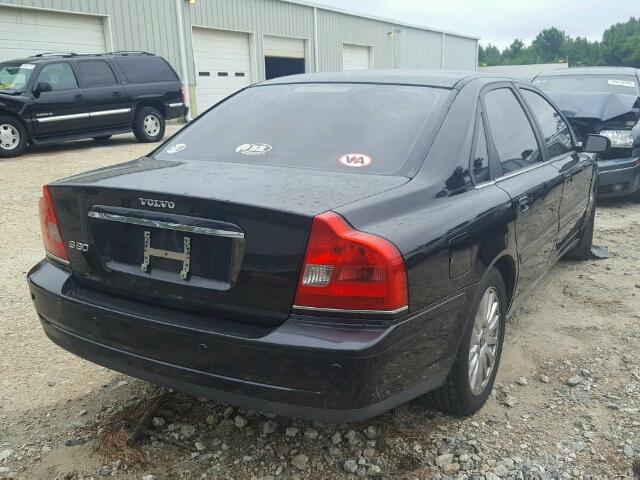 YV1TS592261440503 - 2006 VOLVO S80 2.5T BLACK photo 4