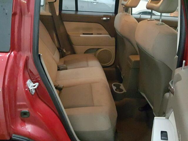 1J8FT47W88D790714 - 2008 JEEP COMPASS SP RED photo 6