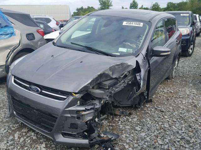 1FMCU9H92DUA60428 - 2013 FORD ESCAPE SEL GRAY photo 2