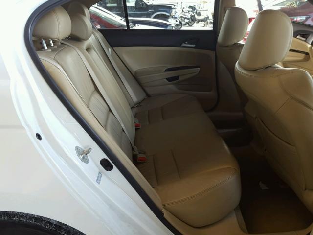 1HGCP2F63CA005757 - 2012 HONDA ACCORD SE WHITE photo 6