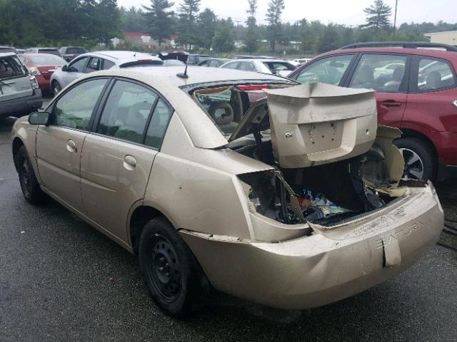 1G8AJ55F57Z180460 - 2007 SATURN ION LEVEL TAN photo 3