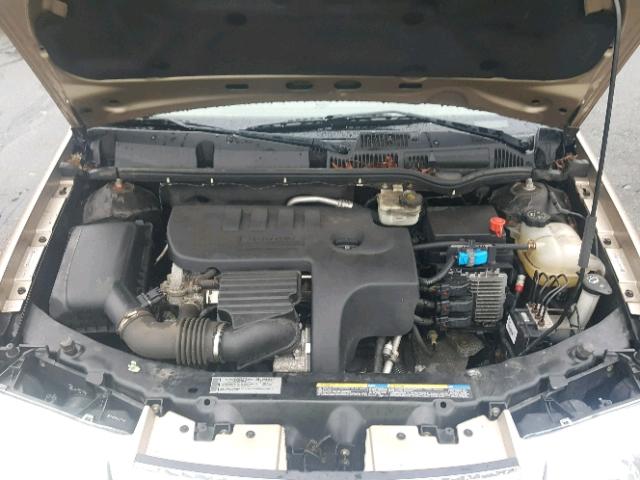 1G8AJ55F57Z180460 - 2007 SATURN ION LEVEL TAN photo 7