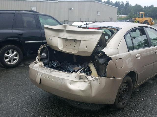 1G8AJ55F57Z180460 - 2007 SATURN ION LEVEL TAN photo 9