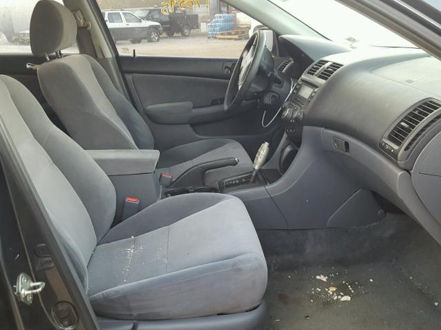 1HGCM56393A019047 - 2003 HONDA ACCORD LX GRAY photo 5