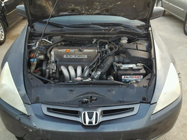 1HGCM56393A019047 - 2003 HONDA ACCORD LX GRAY photo 7