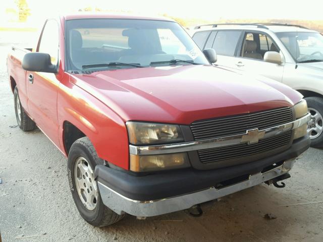 1GCEC14T14Z225617 - 2004 CHEVROLET SILVERADO RED photo 1