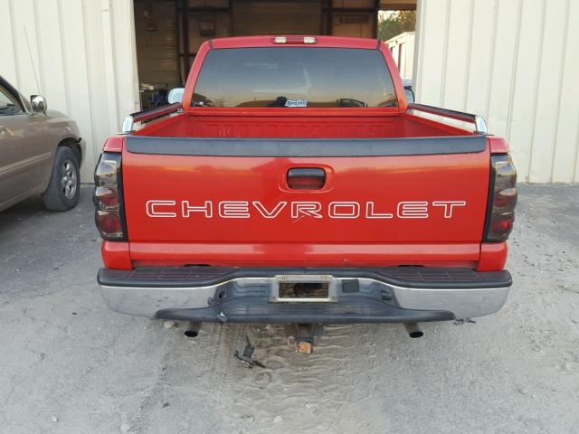 1GCEC14T14Z225617 - 2004 CHEVROLET SILVERADO RED photo 6